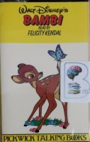 Walt Disney's Bambi written by Felix Salten performed by Felicity Kendal on Cassette (Unabridged)